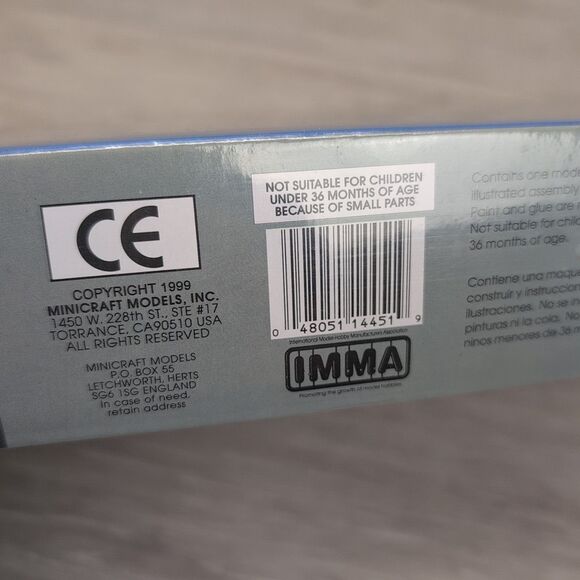 Minicraft USAF C-32A Model Airplane Kit 1:144 14451 Brand New Sealed - Picture 6 of 7